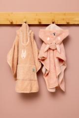 Hooded towel | 75x75cm - Mrs. Rabbit