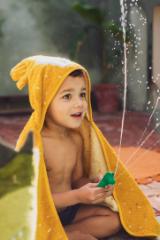 Hooded towel | 70x130cm - Mr. Lion