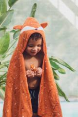 Hooded towel | 70x130cm - Mr. Fox