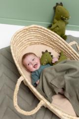 Knitted blanket | 75x100cm - Olive