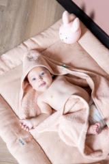 Hooded towel | 75x75cm - Aura Rabbit