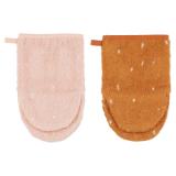 Washcloths 2-pack | Mrs. Rabbit - Mr. Fox