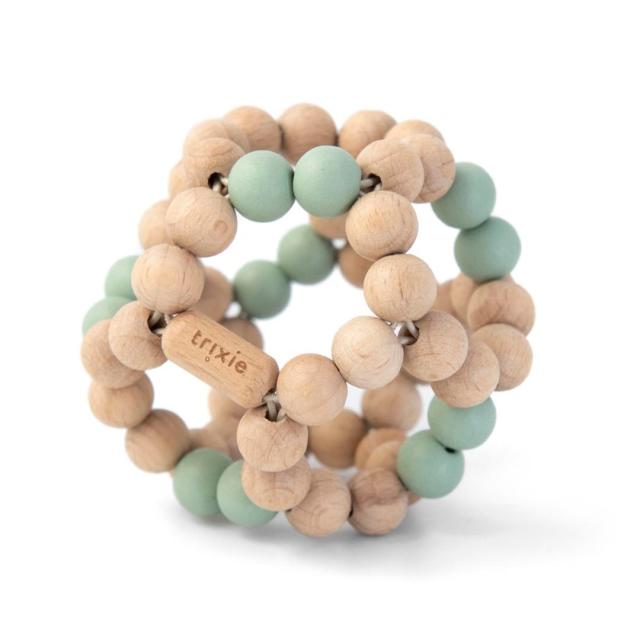 Wooden beads ball - Mint