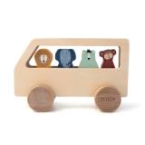 Wooden animal bus