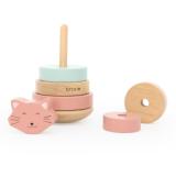 Wooden stacking toy - Mrs. Cat