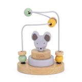 Wooden beads maze - Mrs. Mouse 