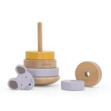 Wooden stacking toy - Mrs. Mouse 