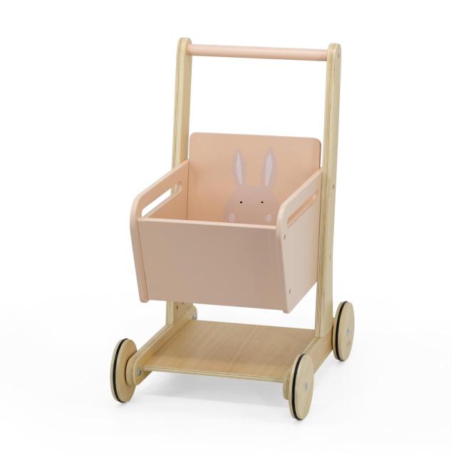 Wooden shopping cart - Mrs. Rabbit
 