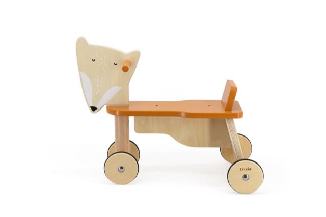 Wooden bicycle 4 wheels - Mr. Fox