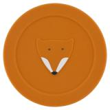 Silicone snack pot with lid - Mr. Fox