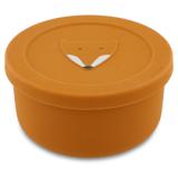 Silicone snack pot with lid - Mr. Fox