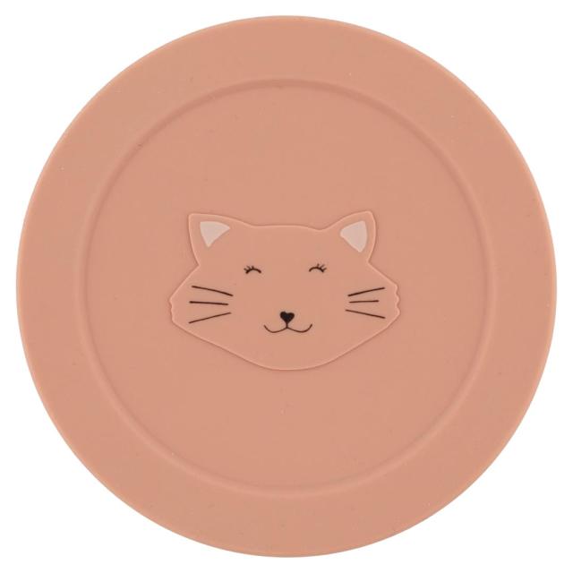 Silicone snack pot with lid - Mrs. Cat