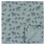 Muslin cloths 3-pack mix | 55x55cm - Enchanting Elephant