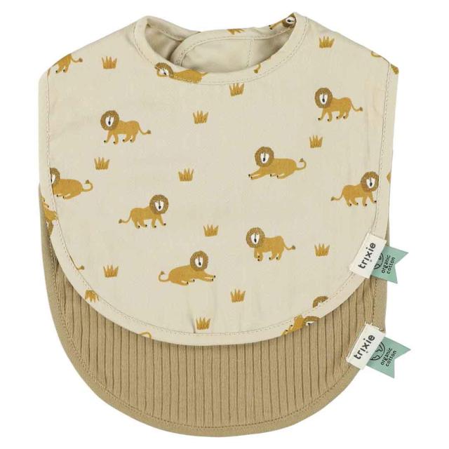 Newborn bib 2-pack mix | Small - Lively Lion