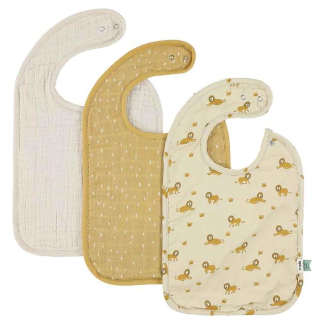 Bib 3-pack mix - Lively Lion