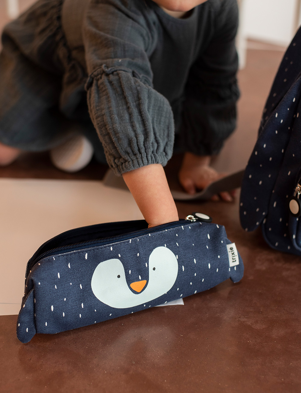 pencil case long Mr. Penguin